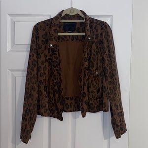Leopard Blank NYC Jacket